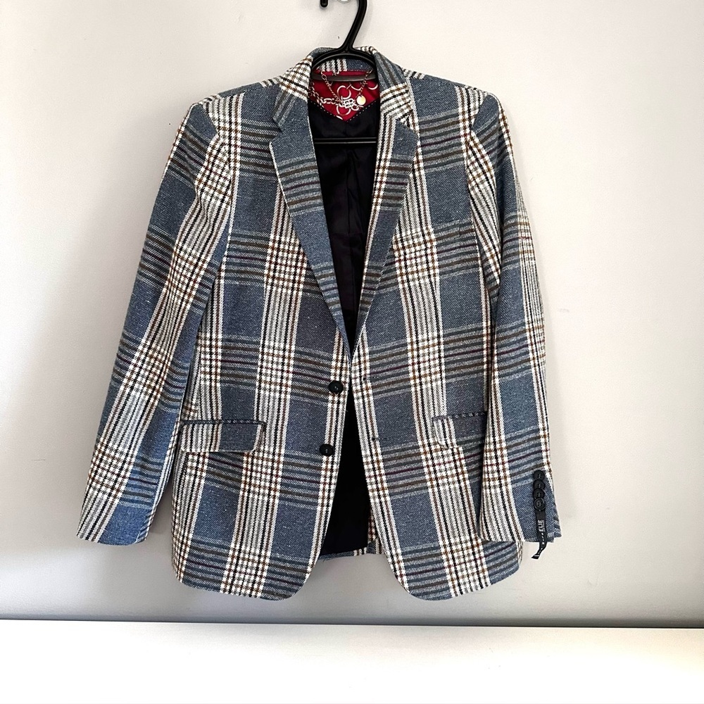 Elie Balleh Quality Sports Coat, Jacket, Blazer, Size XL (18-20) Milano Italy 🇮🇹